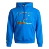 Sudadera con capucha con diseño de videojuego, tallas asiáticas, «Azul»