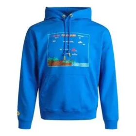 Sudadera con capucha con diseño de videojuego, tallas asiáticas, «Azul»