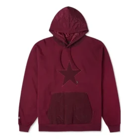 Sudadera con capucha Cozy Utility, tallas asiáticas «Burgundy»