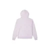 Sudadera con capucha de color liso bordada, morada