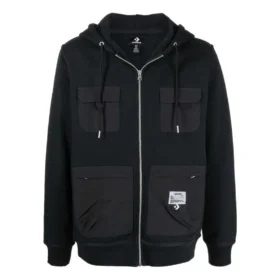 Sudadera con capucha de felpa Converse x Josh Vides, tallas asiáticas, «Negro»
