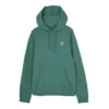 Sudadera con capucha de felpa de corte estándar con estrella y chevrón bordados, tallas asiáticas «Verde»