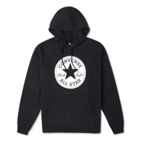 Sudadera con capucha de felpa francesa Chuck Taylor Patch, tallas asiáticas «Negro»