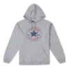 Sudadera con capucha de felpa Go-To All Star Patch de corte estándar, tallas asiáticas, «Gris»