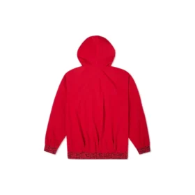 Sudadera con capucha de la serie Año Nuevo con rayas de tigre, color rojo