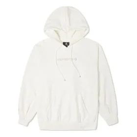 Sudadera con capucha de punto suelto Blanco cremoso