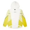 Sudadera con capucha deportiva casual de colores contrastantes, blanca