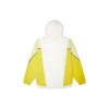 Sudadera con capucha deportiva casual de colores contrastantes, blanca