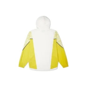 Sudadera con capucha deportiva casual de colores contrastantes, blanca