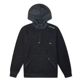 Sudadera con capucha Mountain Club Sherpa, tallas asiáticas, «Negro»