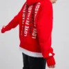Sudadera con capucha oversize Love The Progress 2.0, tallas asiáticas, «Rojo»