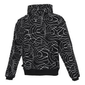Sudadera con capucha para hombre de Converse, estilo athleisure, casual y deportiva, con estampado Splash Ink y forro polar, estampado completo Sudadera con capucha para hombre de Converse, estilo athleisure, casual y deportiva, con estampado Splash Ink y forro polar, estampado completo