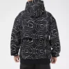 Sudadera con capucha para hombre de Converse, estilo athleisure, casual y deportiva, con estampado Splash Ink y forro polar, estampado completo