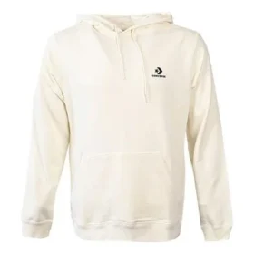 Sudadera con capucha Stand Fit Star Chev, tallas asiáticas, «Blanco crema» Sudadera con capucha Stand Fit Star Chev, tallas asiáticas, «Blanco crema»