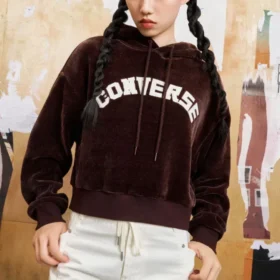 Sudadera con capucha, tallas asiáticas «Rojo-marrón»