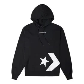 Sudadera con capucha y bolsillo en forma de estrella, tallas asiáticas, «Negro»