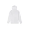 Sudadera con capucha y chevrón de estrellas bordado, tallas asiáticas «Blanco»