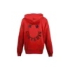 Sudadera con capucha y cordón Logo Knit Roja