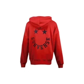 Sudadera con capucha y cordón Logo Knit Roja Sudadera con capucha y cordón Logo Knit Roja