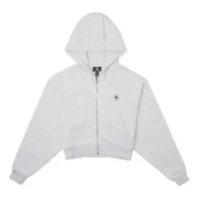 Sudadera con capucha y cremallera completa Retro Chuck, tallas asiáticas «Gris»