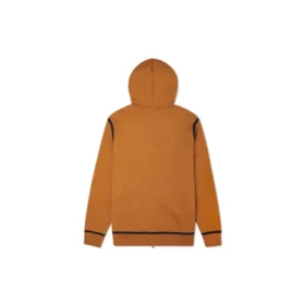 Sudadera con capucha y cremallera completa UTILITY, tallas asiáticas «Dark Soba Brown» Sudadera con capucha y cremallera completa UTILITY, tallas asiáticas «Dark Soba Brown»