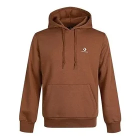 Sudadera con capucha y estampado de estrellas en forma de chevron, tallas asiáticas, «Marrón» Sudadera con capucha y estampado de estrellas en forma de chevron, tallas asiáticas, «Marrón»