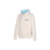 Sudadera con capucha y estampado de nube arcoíris, tallas asiáticas «Egret»