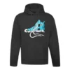 Sudadera con capucha y estampado de zapatillas Novelty, tallas asiáticas «Negro»