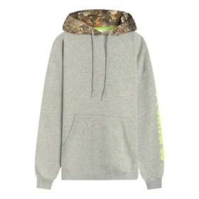 Sudadera con capucha y estampado en contraste, tallas asiáticas «Gris» Sudadera con capucha y estampado en contraste, tallas asiáticas «Gris»