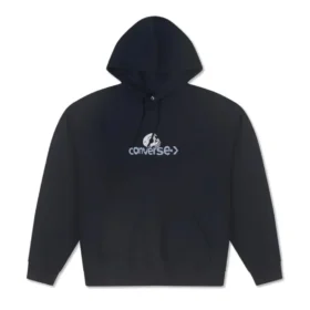 Sudadera con capucha y logo de calavera, tallas asiáticas «Negro»