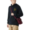 Sudadera con capucha y logotipo de montaña, tallas asiáticas «Negro»