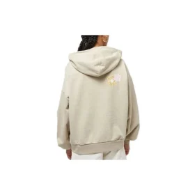 Sudadera con capucha y logotipo Flora, tallas asiáticas «Beige»