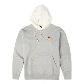 Sudadera con capucha y mangas largas para hombre Converse x Bugs Bunny Crossover, bordada, gris Sudadera con capucha y mangas largas para hombre Converse x Bugs Bunny Crossover, bordada, gris