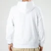 Sudadera con capucha y parche Chuck deconstruida, tallas asiáticas «Blanco»