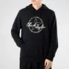 Sudadera con capucha y parche Chuck deconstruida, tallas asiáticas, «Negro»