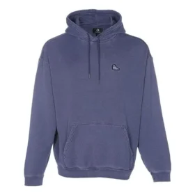 Sudadera con capucha y parche de zapatillas de corte holgado, tallas asiáticas, «Azul»