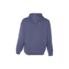 Sudadera con capucha y parche de zapatillas de corte holgado, tallas asiáticas, «Azul»