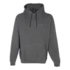 Sudadera con capucha y parche de zapatillas de corte holgado, tallas asiáticas «Negro gris»