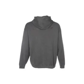 Sudadera con capucha y parche de zapatillas de corte holgado, tallas asiáticas «Negro gris»