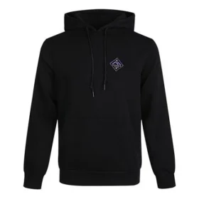 Sudadera con capucha y parche Mountain Club, tallas asiáticas, «Negro»