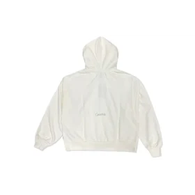 Sudadera con capucha y punto de cadena, tallas asiáticas, «Beige»