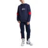 Sudadera con cuello de embudo y cremallera de un cuarto Chuck Taylor All Star Tallas asiáticas «Azul marino»