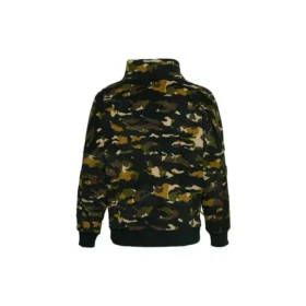 Sudadera con cuello de tolva de forro polar Archive Camo Tallas asiáticas «Camo Green»