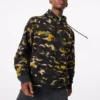 Sudadera con cuello de tolva de forro polar Archive Camo Tallas asiáticas «Camo Green»