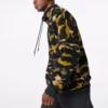 Sudadera con cuello de tolva de forro polar Archive Camo Tallas asiáticas «Camo Green»