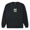 Sudadera con cuello redondo y estampado Counter Climate, tallas asiáticas «Black»