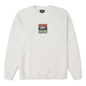 Sudadera con cuello redondo y estampado Counter Climate, tallas asiáticas, «Blanco»