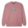 Sudadera con cuello redondo y estampado Counter Climate, tallas asiáticas, «Rosa malva»