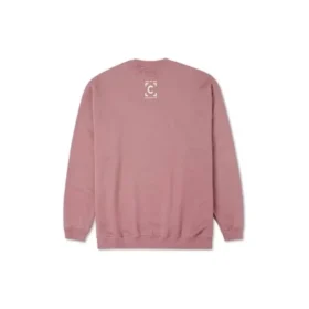 Sudadera con cuello redondo y estampado Counter Climate, tallas asiáticas, «Rosa malva»