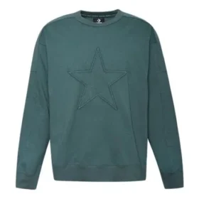 Sudadera con logotipo de estrella, tallas asiáticas, «Verde»